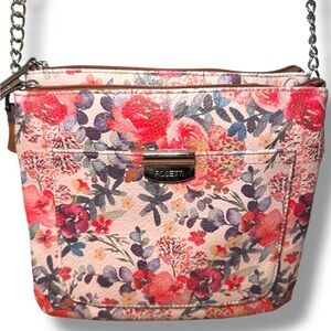 Rosetti Floral Crossbody‎ Bag - Pink and Red